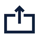 System Upload Line SVG Icon